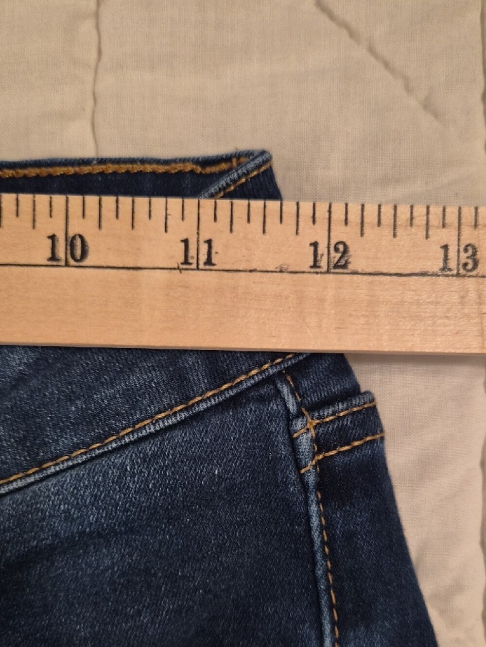 BAMBOO Rhinestone Embellished Bootcut Jeans - Size 3 - Picture 3 of 7